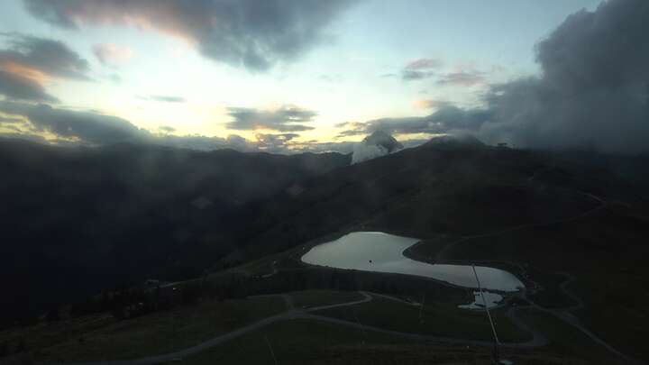Hollersbach (Kitzbühel) Upper Station Panoramabahn snow cam captured at 14 September 2026 at 7:27 pm GMT+2