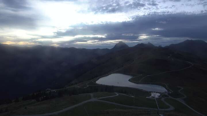 Hollersbach (Kitzbühel) Upper Station Panoramabahn snow cam captured at 20 September 2026 at 7:30 pm GMT+2