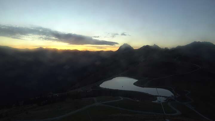 Hollersbach (Kitzbühel) Upper Station Panoramabahn snow cam captured at 28 September 2026 at 7:15 pm GMT+2