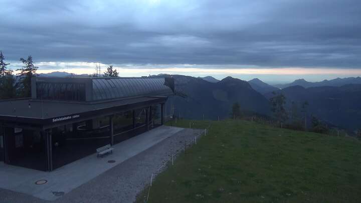 Hopfgarten im Brixental (SkiWelt) Kleine Salve - Salvistabahn snow cam captured at 18 September 2026 at 7:41 pm GMT+2