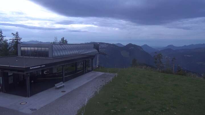 Hopfgarten im Brixental (SkiWelt) Kleine Salve - Salvistabahn snow cam captured at 20 September 2026 at 7:30 pm GMT+2