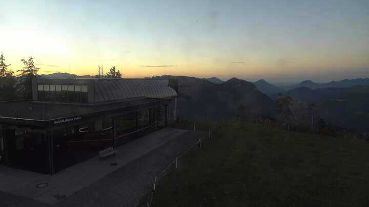 Hopfgarten im Brixental (SkiWelt) Kleine Salve - Salvistabahn snow cam captured at 27 September 2026 at 7:22 pm GMT+2