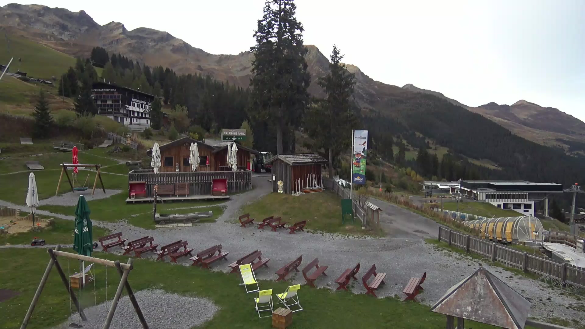 Kappl (Paznaun) Erlebnispark snow cam captured at 5 October 2026 at 6:27 pm GMT+2