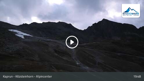 Kaprun (Kitzsteinhorn) Alpincenter snow cam captured at 12 September 2026 at 7:53 pm GMT+2