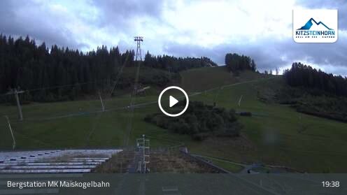 Kaprun (Kitzsteinhorn) Upper Station Maiskogelbahn snow cam captured at 12 September 2026 at 7:53 pm GMT+2