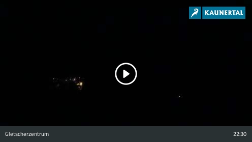 Kaunertal Glacier Centre snow cam captured at 12 September 2026 at 10:33 pm GMT+2