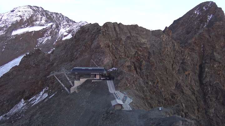 Kaunertal Karlesjochbahn snow cam captured at 19 September 2026 at 7:34 pm GMT+2