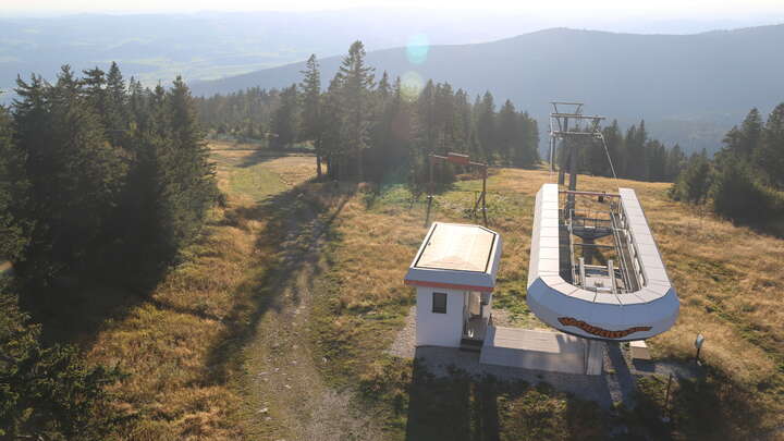 Klaffer am Hochficht (Hochficht Böhmerwald) Hochficht Upper Station snow cam captured at 15 September 2026 at 6:08 pm GMT+2