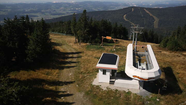 Klaffer am Hochficht (Hochficht Böhmerwald) Hochficht Upper Station snow cam captured at 26 September 2026 at 11:36 pm GMT+2