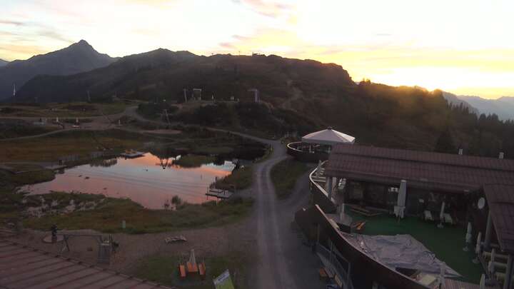 Klösterle Upper Station Sonnenkopf snow cam captured at 19 September 2026 at 7:50 pm GMT+2
