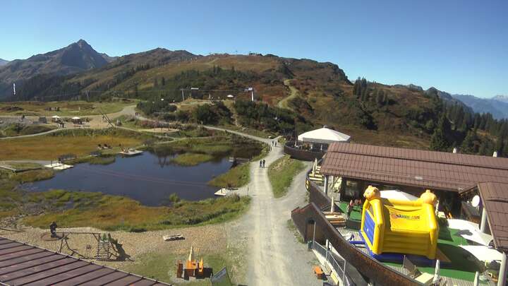 Klösterle Upper Station Sonnenkopf snow cam captured at 23 September 2026 at 12:59 pm GMT+2