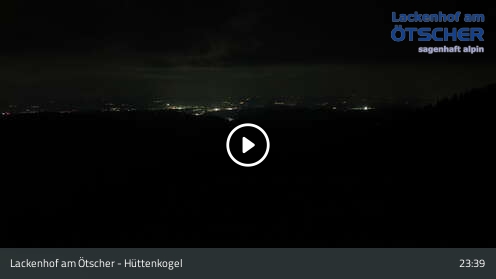Lackenhof am Ötscher (Ötscherlifte) Hüttenkogel snow cam captured at 12 September 2026 at 11:52 pm GMT+2
