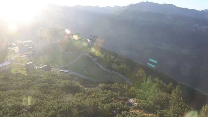 Mayrhofen Ahornbahn snow cam captured at 15 September 2026 at 7:12 pm GMT+2