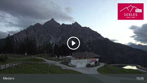 Mieders (Stubai) Koppeneck snow cam captured at 12 September 2026 at 7:36 pm GMT+2