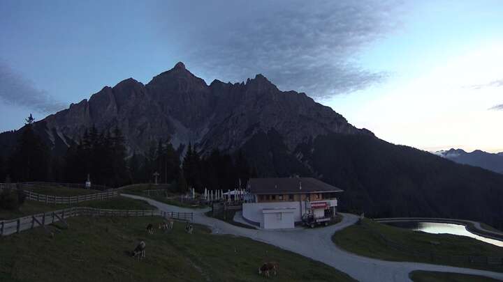 Mieders (Stubai) Koppeneck snow cam captured at 21 September 2026 at 7:32 pm GMT+2