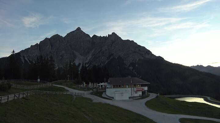 Mieders (Stubai) Koppeneck snow cam captured at 23 September 2026 at 7:05 pm GMT+2