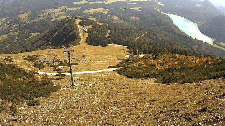 Mitterbach (Gemeindealpe) Upper Station Gipfelbahn snow cam captured at 29 September 2026 at 12:32 pm GMT+2