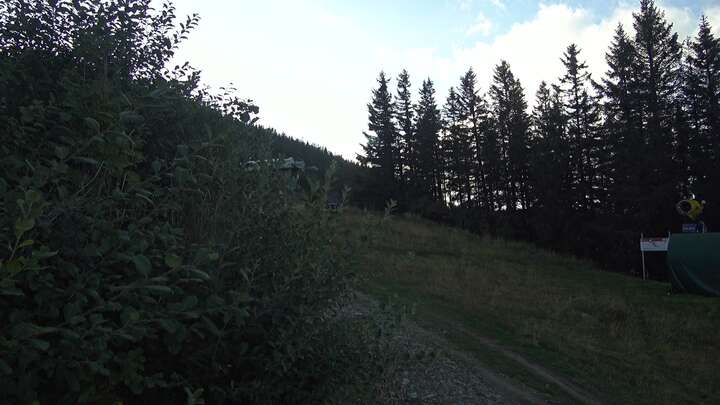 Mönichkirchen Panoramabahn Upper Station snow cam captured at 15 September 2026 at 6:09 pm GMT+2