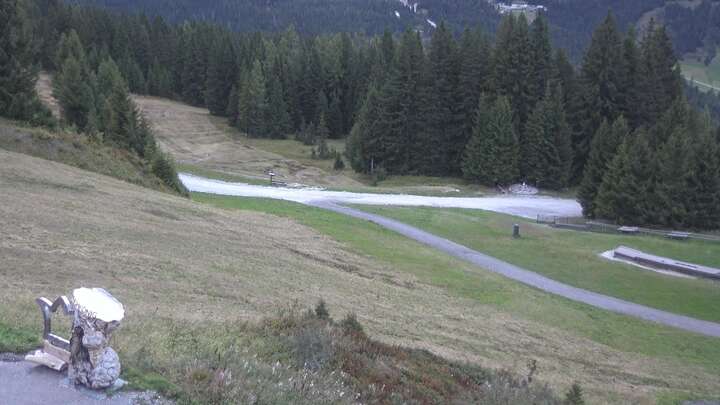 Mühlbach am Hochkönig (Hochkönig) Kabinenbahn Karbachalm snow cam captured at 13 September 2026 at 7:31 pm GMT+2
