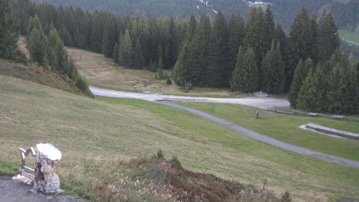 Mühlbach am Hochkönig (Hochkönig) Kabinenbahn Karbachalm snow cam captured at 22 September 2026 at 7:27 pm GMT+2