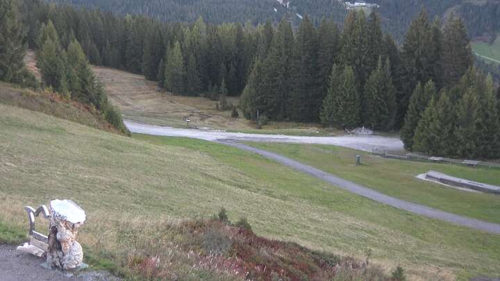 Mühlbach am Hochkönig (Hochkönig) Kabinenbahn Karbachalm snow cam captured at 26 September 2026 at 7:10 pm GMT+2