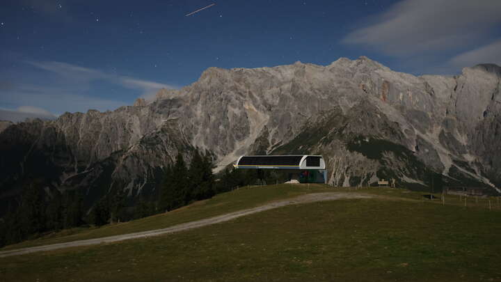 Mühlbach am Hochkönig (Hochkönig) Kingscab Upper Station snow cam captured at 23 September 2026 at 11:43 pm GMT+2