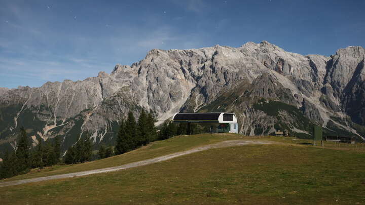Mühlbach am Hochkönig (Hochkönig) Kingscab Upper Station snow cam captured at 26 September 2026 at 11:26 pm GMT+2