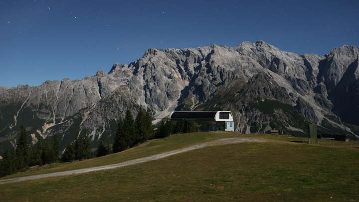 Mühlbach am Hochkönig (Hochkönig) Kingscab Upper Station snow cam captured at 27 September 2026 at 11:24 pm GMT+2