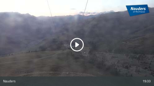 Nauders Upper Station Zirmbahn snow cam captured at 12 September 2026 at 7:54 pm GMT+2
