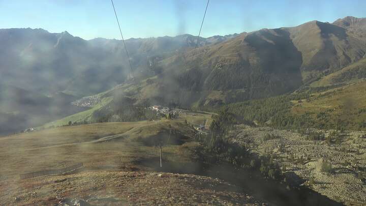 Nauders Upper Station Zirmbahn snow cam captured at 15 September 2026 at 6:09 pm GMT+2