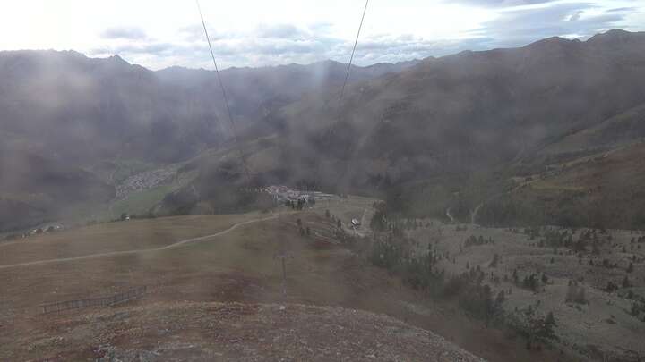 Nauders Upper Station Zirmbahn snow cam captured at 20 September 2026 at 7:22 pm GMT+2