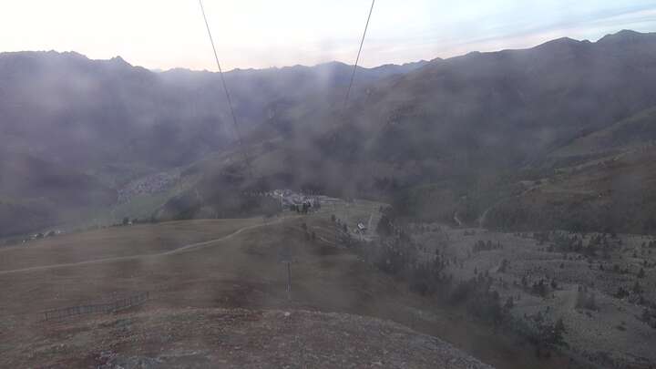 Nauders Upper Station Zirmbahn snow cam captured at 21 September 2026 at 7:22 pm GMT+2