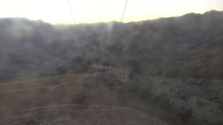 Nauders Upper Station Zirmbahn snow cam captured at 25 September 2026 at 7:11 pm GMT+2