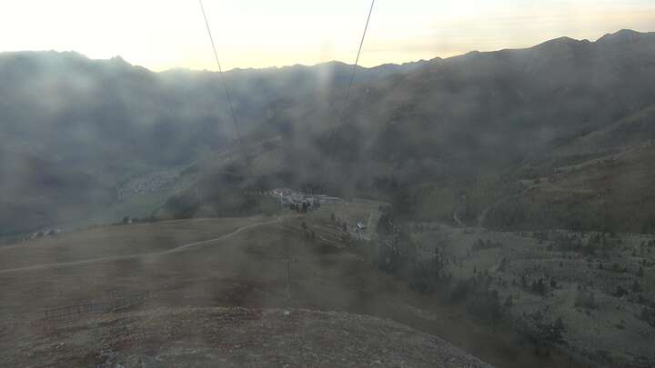 Nauders Upper Station Zirmbahn snow cam captured at 26 September 2026 at 7:10 pm GMT+2