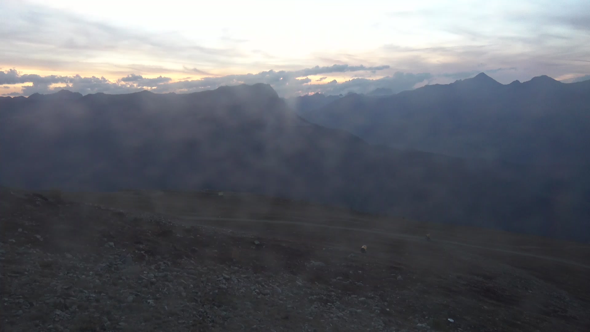 Nauders Upper Station Zirmbahn snow cam captured at 3 October 2026 at 7:09 pm GMT+2