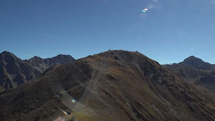 Nauders Tscheyeck Upper Station snow cam captured at 29 September 2026 at 12:32 pm GMT+2