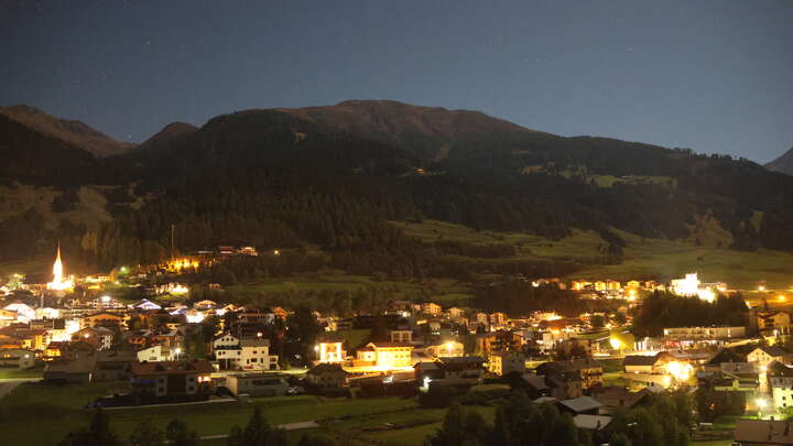 Nauders Mutzkopflift Base Station snow cam captured at 27 September 2026 at 11:55 pm GMT+2