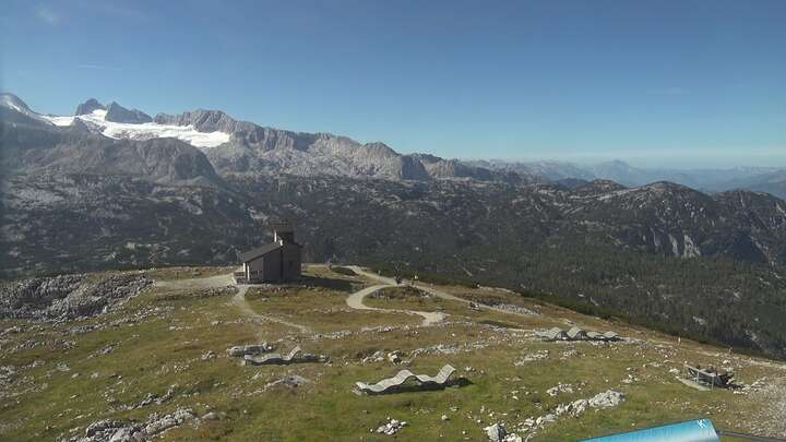 Obertraun (Dachstein Salzkammergut) Krippenstein Upper Station snow cam captured at 29 September 2026 at 12:16 pm GMT+2