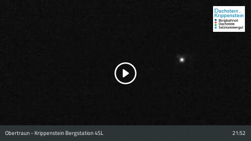 Obertraun (Dachstein Salzkammergut) Krippenstein Upper Station 4SL snow cam captured at 12 September 2026 at 10:02 pm GMT+2