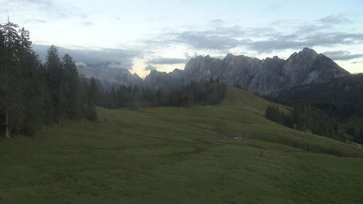 Russbach (Dachstein West) Dachstein West - Family Park snow cam captured at 14 September 2026 at 7:30 pm GMT+2