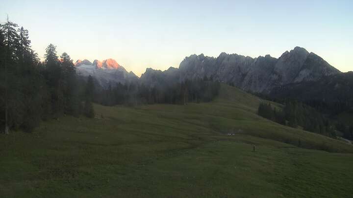 Russbach (Dachstein West) Dachstein West - Family Park snow cam captured at 26 September 2026 at 6:58 pm GMT+2