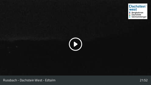 Russbach (Dachstein West) Dachstein West - Edtalm snow cam captured at 12 September 2026 at 10:03 pm GMT+2