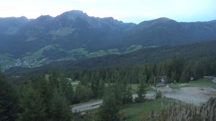 Russbach (Dachstein West) Dachstein West - Upper Station Hornbahn snow cam captured at 19 September 2026 at 7:21 pm GMT+2