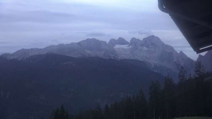 Russbach (Dachstein West) Dachstein West - Upper Station Hornbahn snow cam captured at 20 September 2026 at 7:23 pm GMT+2