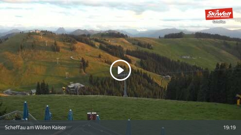 Scheffau am Wilden Kaiser (SkiWelt) Brandstadl Restaurant snow cam captured at 12 September 2026 at 7:38 pm GMT+2
