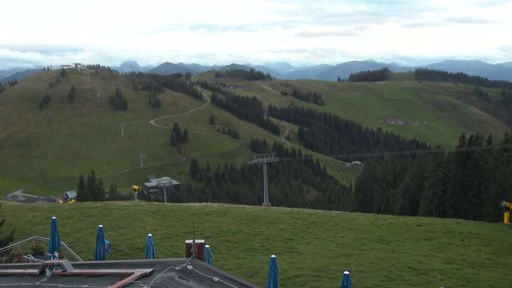 Scheffau am Wilden Kaiser (SkiWelt) Brandstadl Restaurant snow cam captured at 14 September 2026 at 7:30 pm GMT+2