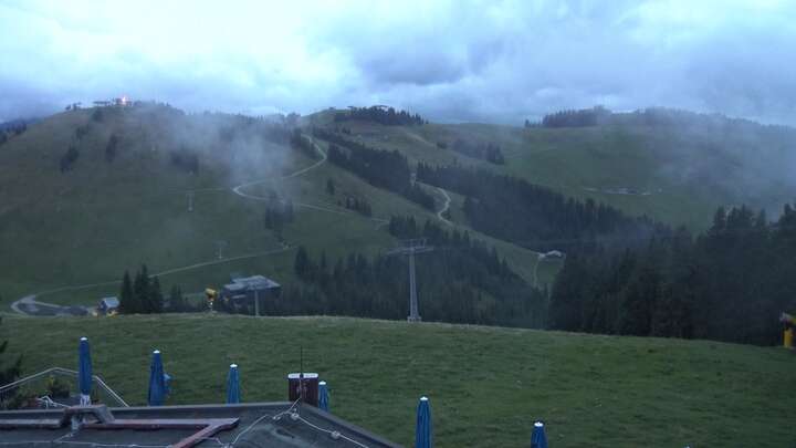 Scheffau am Wilden Kaiser (SkiWelt) Brandstadl Restaurant snow cam captured at 16 September 2026 at 7:31 pm GMT+2