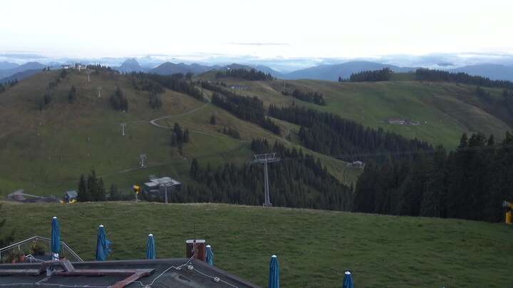 Scheffau am Wilden Kaiser (SkiWelt) Brandstadl Restaurant snow cam captured at 17 September 2026 at 10:11 pm GMT+2
