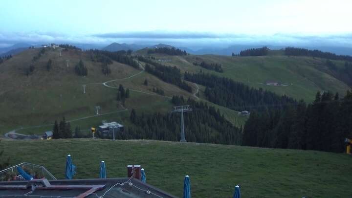 Scheffau am Wilden Kaiser (SkiWelt) Brandstadl Restaurant snow cam captured at 21 September 2026 at 7:23 pm GMT+2