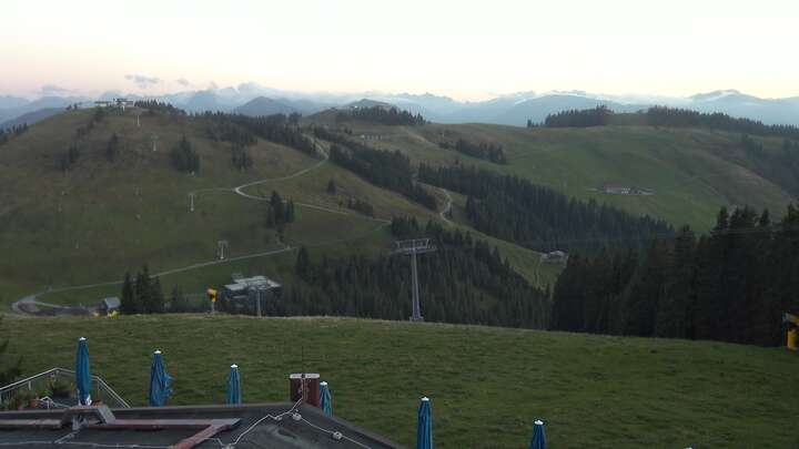 Scheffau am Wilden Kaiser (SkiWelt) Brandstadl Restaurant snow cam captured at 22 September 2026 at 7:30 pm GMT+2